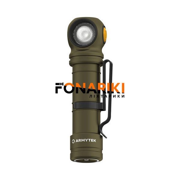 Налобний ліхтар Armytek Wizard C2 Pro Max XHP70.2 Magnet USB (1*21700) OLIVE