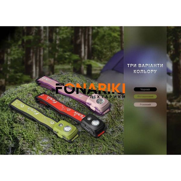 Фонарь налобный Fenix HL16 AAA зеленый