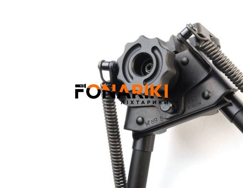 Сошки з підпружиненими ніжками Harris Bipod S-BRM на антабку. 15,2-22,9 см. Шарнірна база