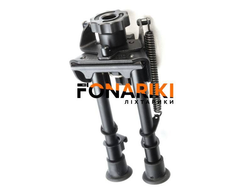 Сошки з підпружиненими ніжками Harris Bipod S-BRM на антабку. 15,2-22,9 см. Шарнірна база