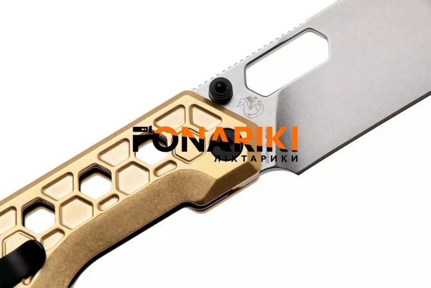 Ніж Artisan Beest Brass Gold