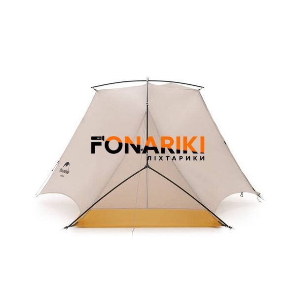 Намет компактний надлегкий одномісний Naturehike NH21ZP003, сіро-жовтий