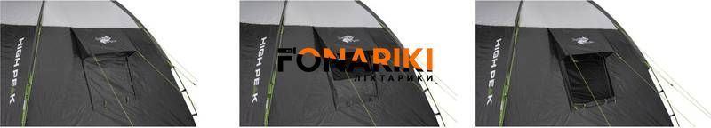 Палатка пятиместная High Peak Santiago 5.0 Light Grey/Dark Grey/Green (11802)