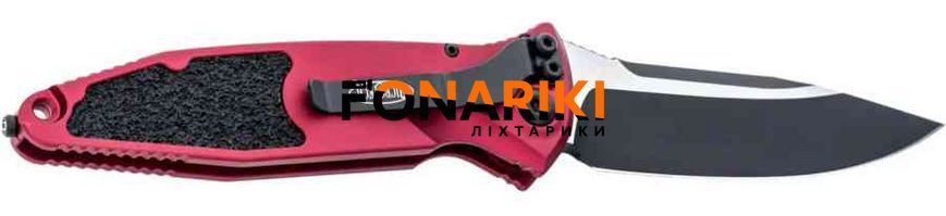 Ніж Microtech Socom Elite Auto Drop Point Black Blade Red