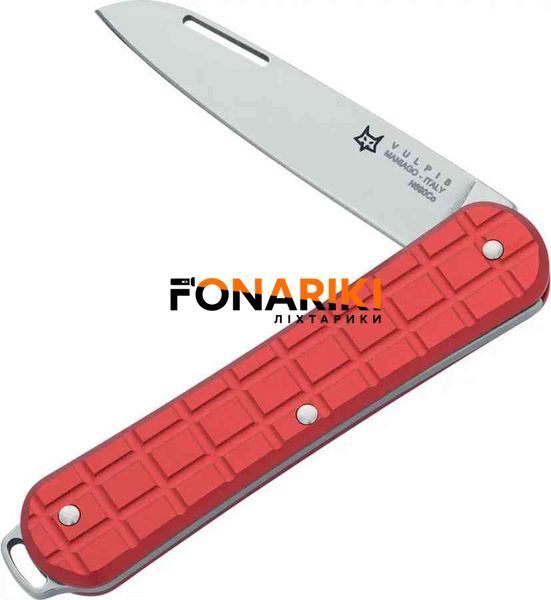 Ніж Fox Vulpis Granade Pattern Aluminium Red