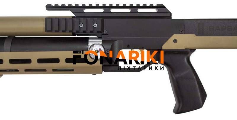 Пневматична гвинтівка (PCP) ZBROIA Sapsan TAC-M 550/300 (кал. 4,5 мм, coyote)