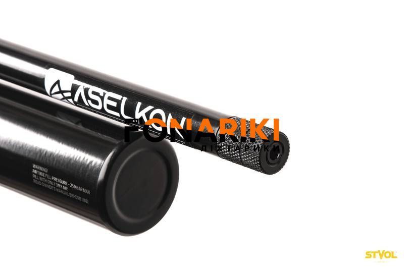 Пневматическая PCP воздушка Aselkon MX8 Evoc Black кал. 4.5