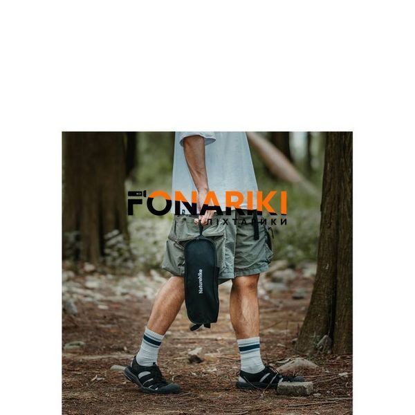 Кресло складное Naturehike Clamshell 001 Triangle Folding Moon Chair, черный