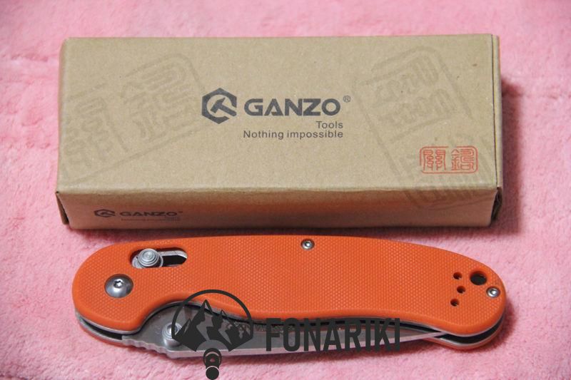 Нож складной Ganzo G727M-OR оранжевый