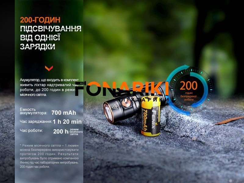 Ліхтар ручний Fenix E18R V2.0