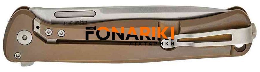 Нож Lionsteel Skinny Titanium Bronze