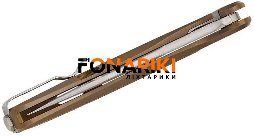 Нож Lionsteel Skinny Titanium Bronze