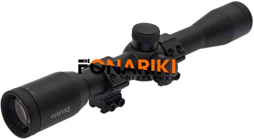 Приціл оптичний Hawke Fast Mount 4x32 сітка Mil Dot. Кільця на Ластівчин хвіст