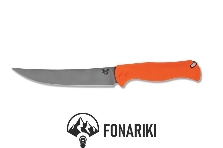 Ніж Benchmade "Meatcrafter", orange, santoprene