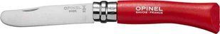 Нож Opinel №7 VRI Inox "My First Opinel". Цвет &ndash; красный - Граб