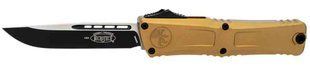 Нож Microtech Combat Troodon Gen III Single Edge Black Blade Tan
