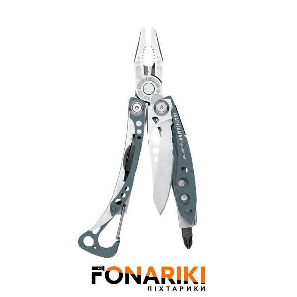 Мультитул Leatherman Skeletool Columbia Blue, нейлоновый чехол 832 209