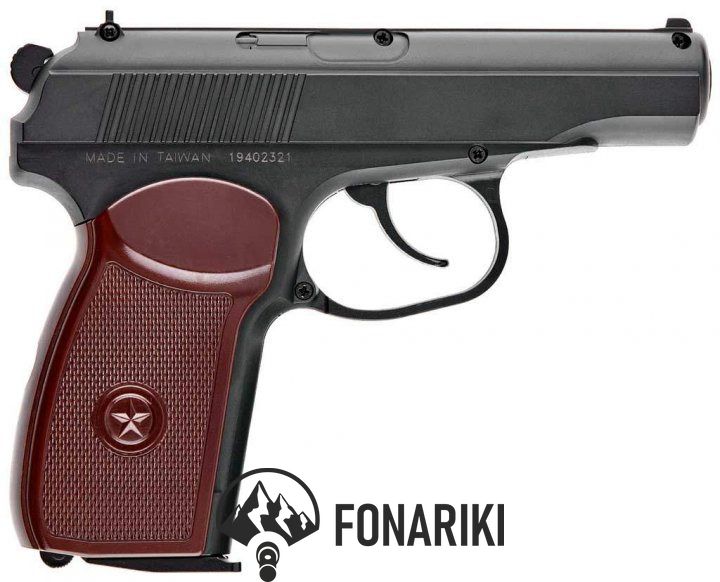 Пістолет пневматичний SAS Makarov SE BB кал. 4,5 мм. Корпус – пластик