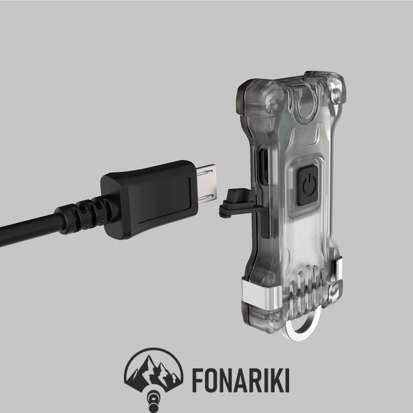Фонарь Armytek Zippy USB, серый