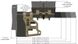 Приклад MDT Skeleton Carbine Stock 9/75 Матеріал - алюміній Колір - чорний