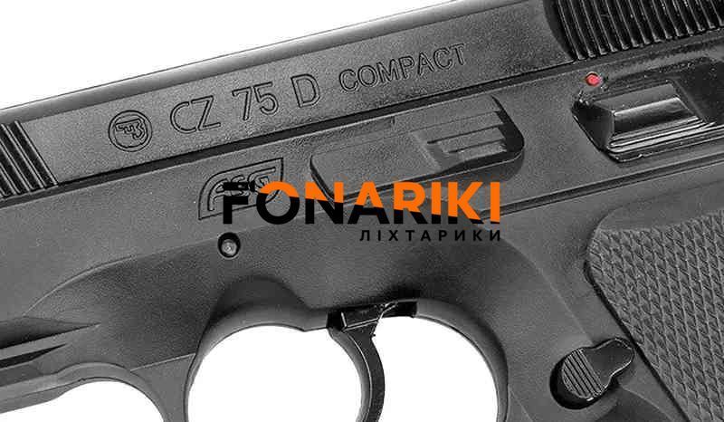 Пистолет страйкбольный ASG CZ 75D Compact Green Gas кал. 6 мм