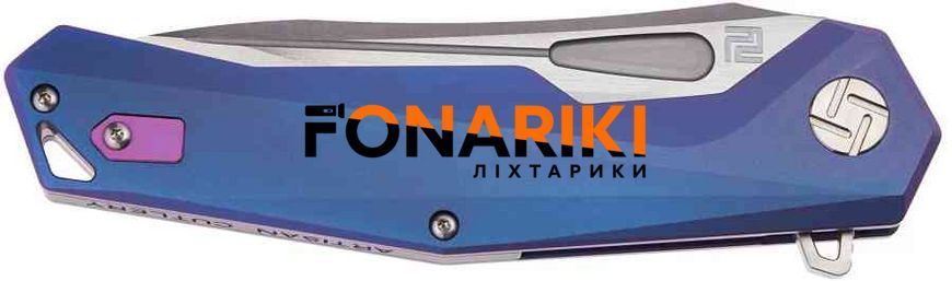 Ніж Artisan Zumwalt M390 Titanium Blue