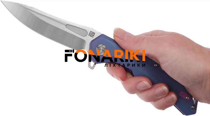 Ніж Artisan Zumwalt M390 Titanium Blue