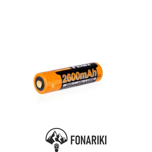 Аккумуляторная батарея 18650 Fenix 2600 mAh