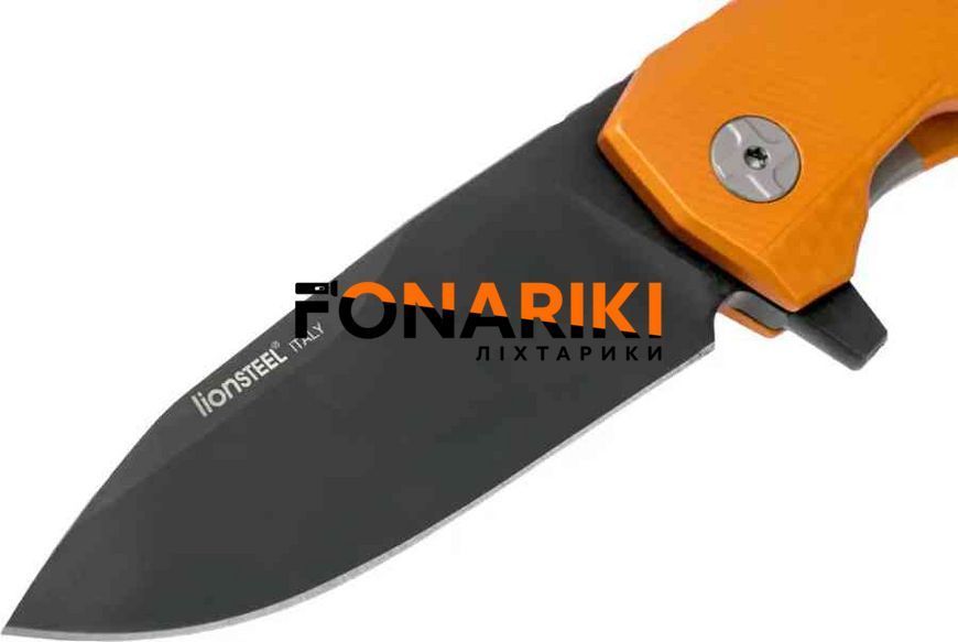 Ніж Lionsteel ROK Aluminum Orange Black