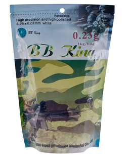 Страйкбольні кульки BB King Normal 6 мм 0,23 г 1кг/уп