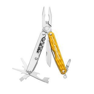 Мультитул Leatherman Juice C2-Sunrise yellow, кожаный чехол, подарочная коробка