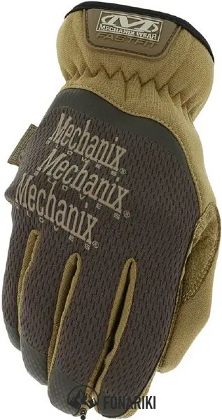 Тактичні рукавички Mechanix FastFit Brown, L