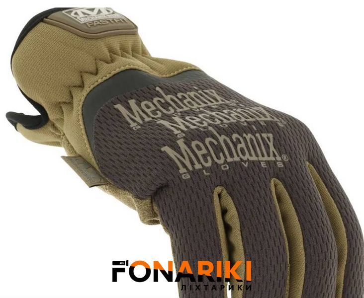 Тактичні рукавички Mechanix FastFit Brown L