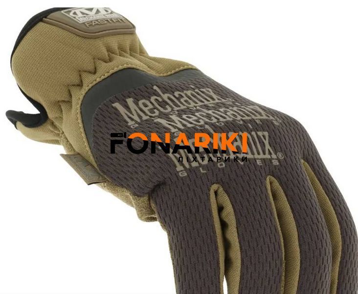 Тактичні рукавички Mechanix FastFit Brown L