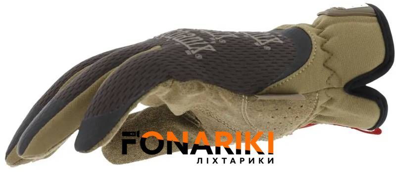 Тактичні рукавички Mechanix FastFit Brown L