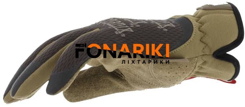 Тактичні рукавички Mechanix FastFit Brown L