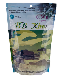 Страйкбольні кульки BB King Normal 6 мм 0,30 г 1кг/уп
