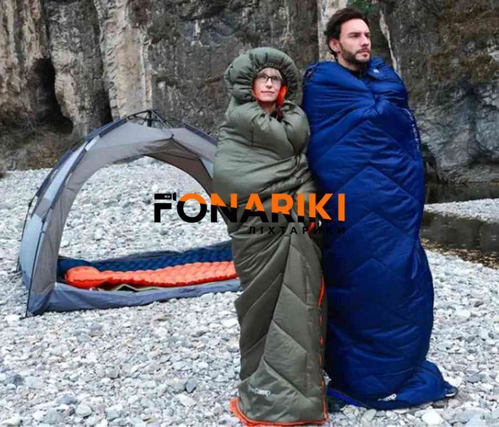 Спальний мішок KingCamp Huron 250 Comf +12&deg;C / Lim +7&deg;C / Extr -3&deg;C Navy