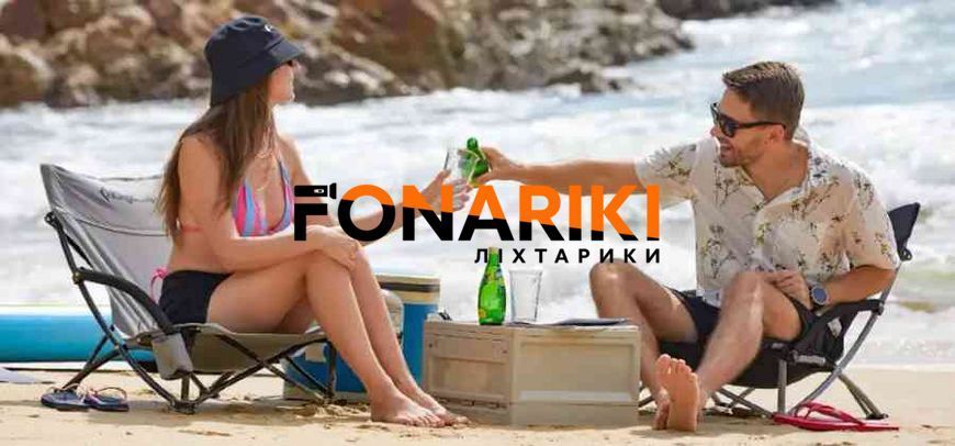 Стул раскладной KingCamp Beach Chair Grey