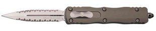Нож Microtech Dirac Delta Stonewash Double Serrated