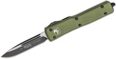 Нож Microtech UTX-70 Drop Point Black Blade. Ц: od green