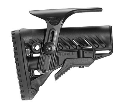 Приклад FAB Defense для АК 74/Caйги телескопический с регулируемой щекой. Цвет - черный