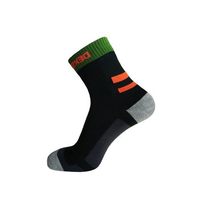 Водонепроникні шкарпетки Dexshell Running Socks L з помаранчевими смугами