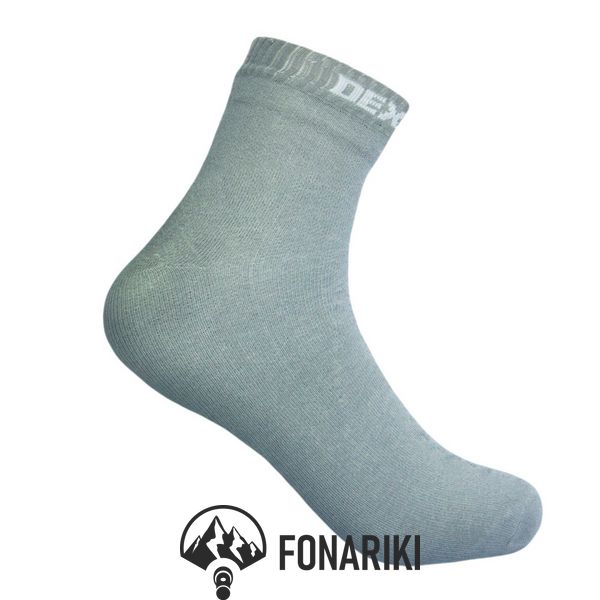 Носки водонепроницаемые Dexshell Waterproof Ultra Thin Socks S серые