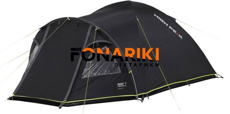 Намет тримісний High Peak Talos 3 Dark Grey/Green (11505)