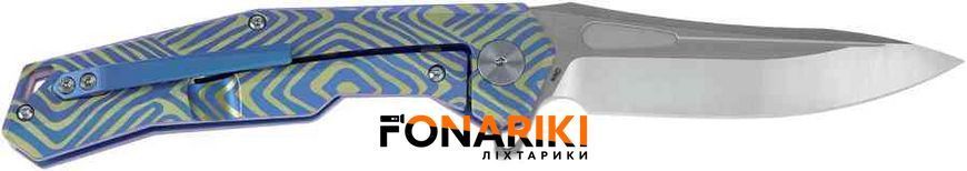 Нож Artisan Zumwalt Titanium Blue/yellow