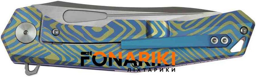 Нож Artisan Zumwalt Titanium Blue/yellow