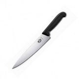 Купить Нож кухонный Victorinox Fibrox Carving отделочный 25 см черный (Vx52003.25)