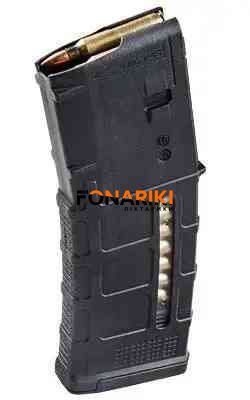 Магазин Magpul PMAG на 30 патронов кал. .223 Rem с окном Gen M3. Цвет - черный