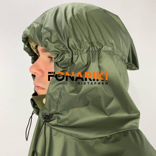 Тактичний пончо ЗСУ (плащ-намет) олива (XXXL) (LE25073)